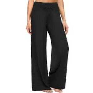 NWT Tahari Women’s Lyocell Soft Wide Leg Comfy Pajama SleepWear Drawstring Pants